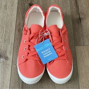 NWT SUN & SKY Women’s Slip On Colorful Sneakers Size 9 - 10